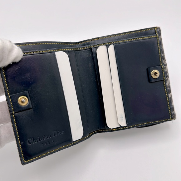 Christian Dior Wallet Saddle Lotus Oblique Jacquard with Unbranded Chain - Picture 13 of 16